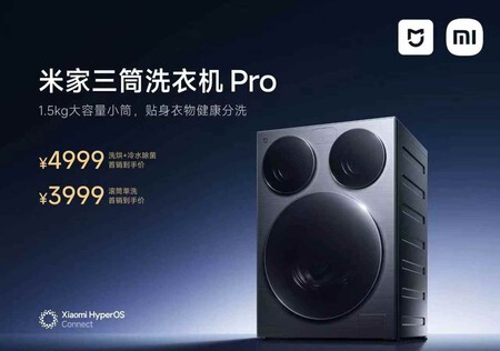 LAvadora Xiaomi triple tambor