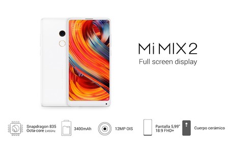 Oferta Flash: Xiaomi Mi Mix 2 SE, en versión española con 8GB de RAM y 128GB de capacidad, por 621 euros