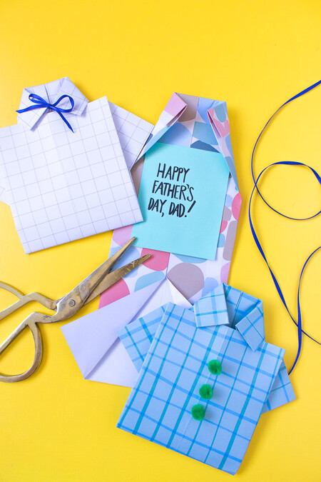 Diy Origami Shirt Card Fathers Day 3
