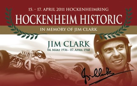 Homenaje a Jim Clark en el Hockenheimring