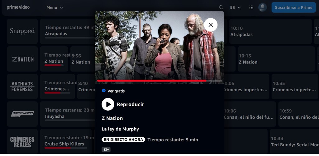 Llegan gratis y sin suscripción otros seis nuevos canales de TV a Amazon Prime Video. Así puedes verlos 