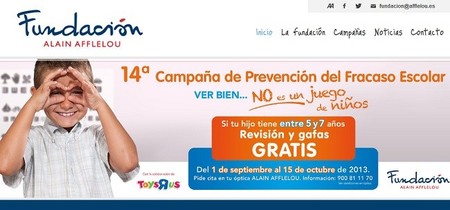 Revisión ocular y gafas gratis para niños entre 5 y 7 años