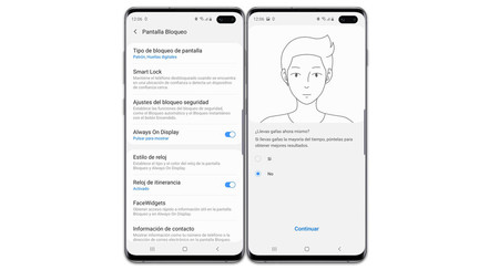 Samsung One UI 2.0 mejora el reconocimiento facial, permitiéndote registrar distintos 'looks'