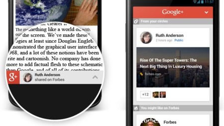 Google lanza las recomendaciones de Google+ para sitios web móviles