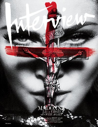 Madonna siembra la polémica con la nueva portada de Interview magazine