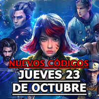 Free Fire MAX, códigos gratuitos del Jueves 23 de octubre 