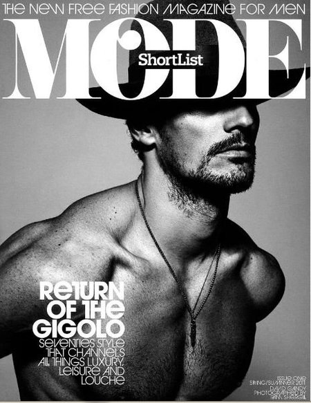 David Gandy portada de la nueva revista Shorlist Mode