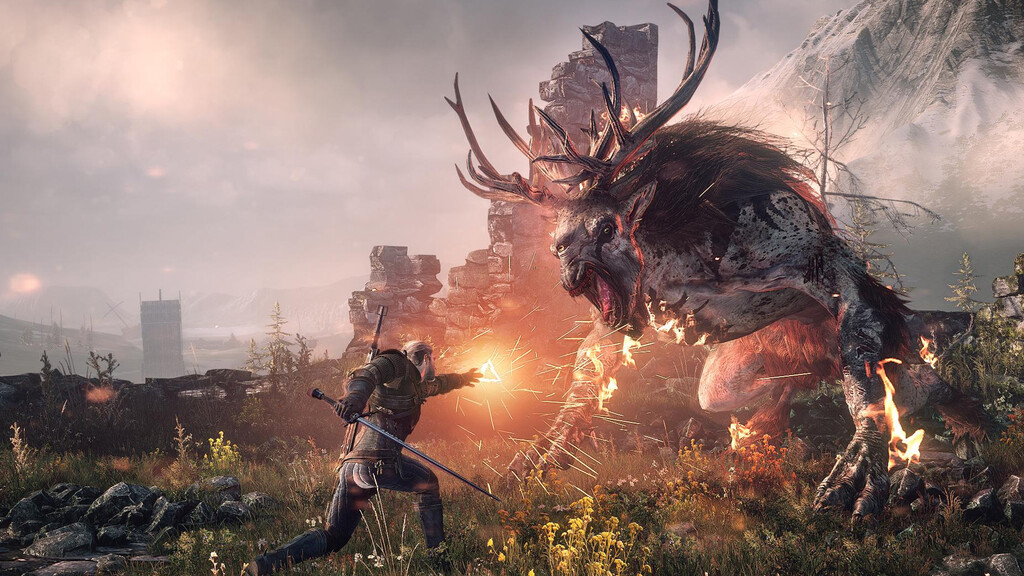Si vas a este punto de The Witcher 3, te reencontrarás con la primera persona amable que conoces y conseguirás un "regalo"