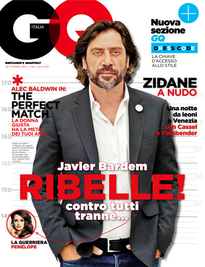 Javier Bardem y su vuelta a las revistas de moda con GQ Italia