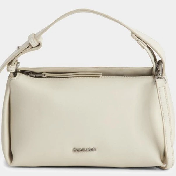 Calvin Klein Bolso de mano mini en gris con cremallera