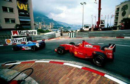 Schumacher Wurz Monaco F1 1998