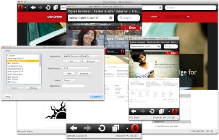 Opera Mobile Emulator, visualiza tus diseños para móviles directamente desde tu equipo
