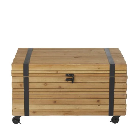 Baul De Abeto Y Metal Negro Con Ruedas 1000 13 29 214910 1