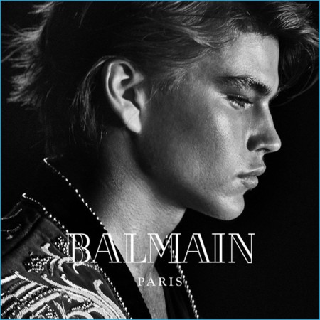 Los hombres también lloran sobretodo en la nueva campaña de otoño de Balmain