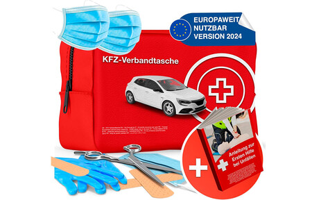 Botiquín homologado para vehículos del TÜV