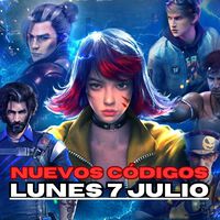Códigos Free Fire Max hoy Lunes 7 de julio con recompensas gratuitas 