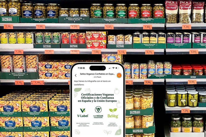 Soy vegana y llevo media vida esquivando alimentos con origen animal. Apuntar con el móvil y la IA me han salvado más de una vez