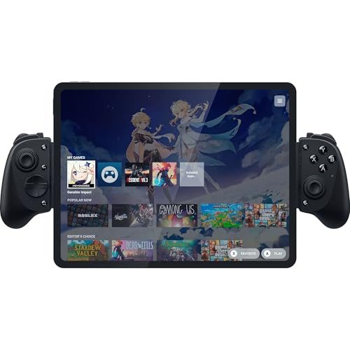 Razer Kishi V3 Pro XL - Mando gaming USB C para tablets de tamaño completo - iPads y tabletas Android de hasta 13" - Plug-and-Play - sticks analógicos (12 botones - háptica Sensa HD) Negro