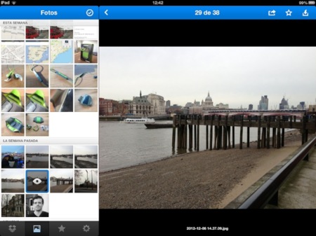 Dropbox para iOS se actualiza renovando su diseño y lanzando las galerías fotográficas