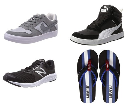 4 chollos por menos de 30 euros en tallas sueltas de zapatillas y chanclas Levi's, New Balance, Puma y Nike en Amazon
