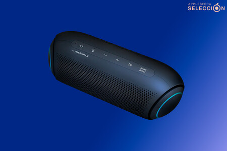 Potencia y LEDs con el altavoz LG XBOOM Go PL7: sonido Meridian, IPX5 y 24 horas de batería por 100 euros menos en Amazon