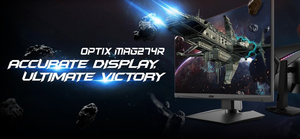 MSI presenta el Optix MAG274R, su nuevo monitor gaming con 144 Hz y 1 ms sobre panel IPS