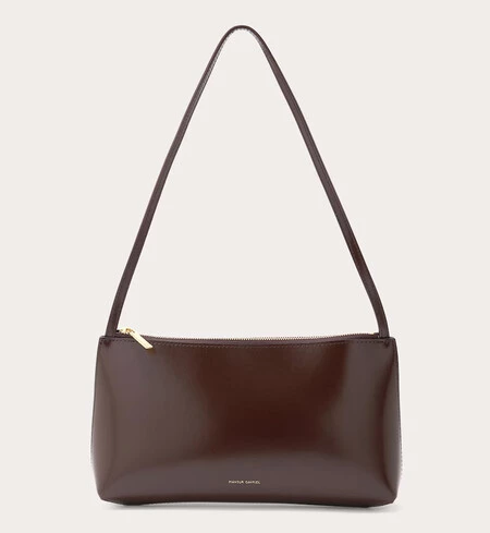 Bolso De Piel Marron