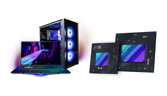 Intel Arc Chip And Computers Hi