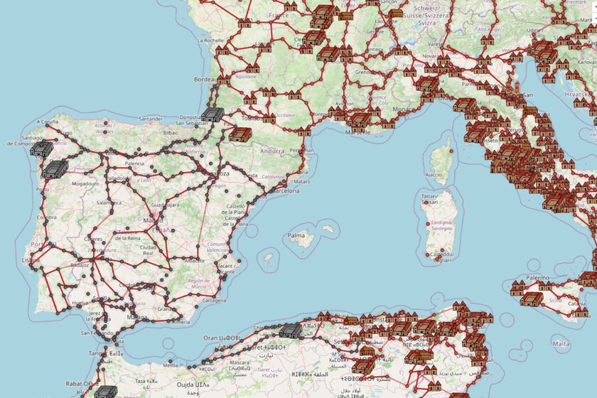 Así es cómo se vería Google Maps para el Imperio Romano, incluyendo un planificador de rutas en latín