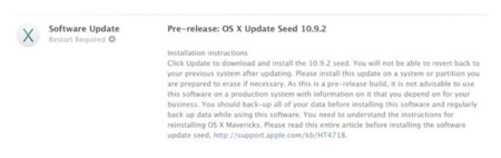 Apple envia la primera beta de OS X 10.9.2, con soporte para FaceTime Audio