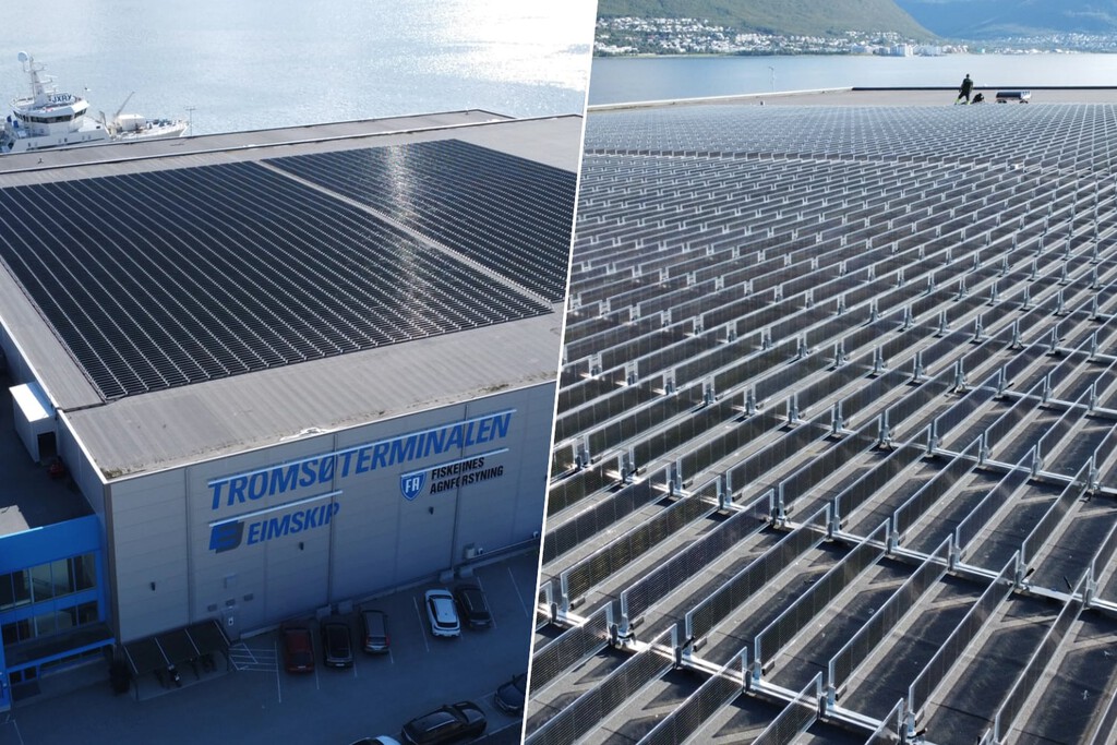 El mayor sistema solar vertical del mundo está en un tejado de Noruega: 6.400 paneles al norte del Círculo Polar Ártico 