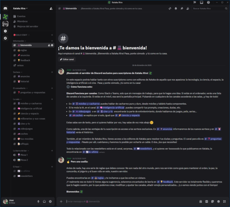 Servidor de Xataka Xtra en Discord | Imagen: Xataka