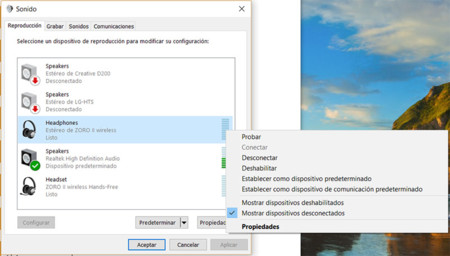 programa q tiene windows 10 para audifonos bluetooth