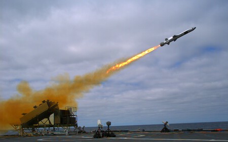 Naval Strike Missile Launch From Uss Coronado Lcs 4 In September 2014