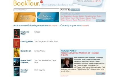 BookTour, siguiendo a los autores favoritos de libros