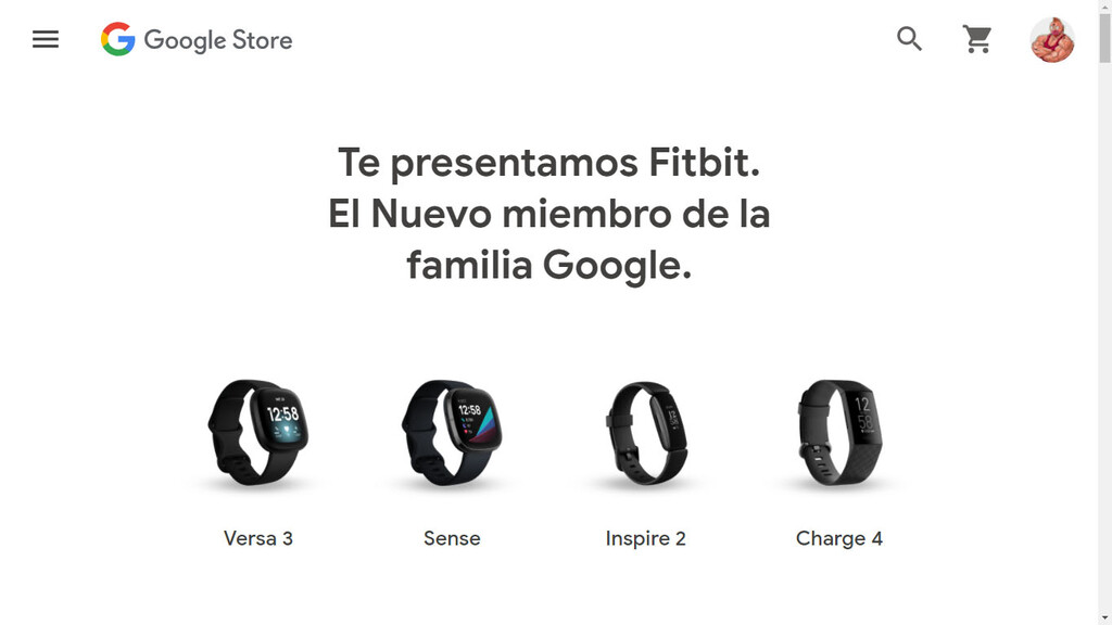 Google Store España ya vende los relojes inteligentes y pulseras de actividad de Fitbit