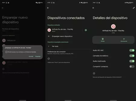 Conectar Airpods Android