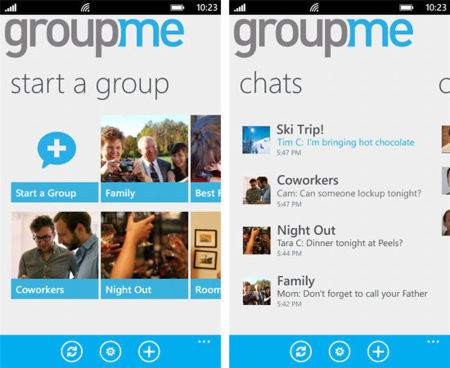 GroupMe actualiza su versión para Windows Phone