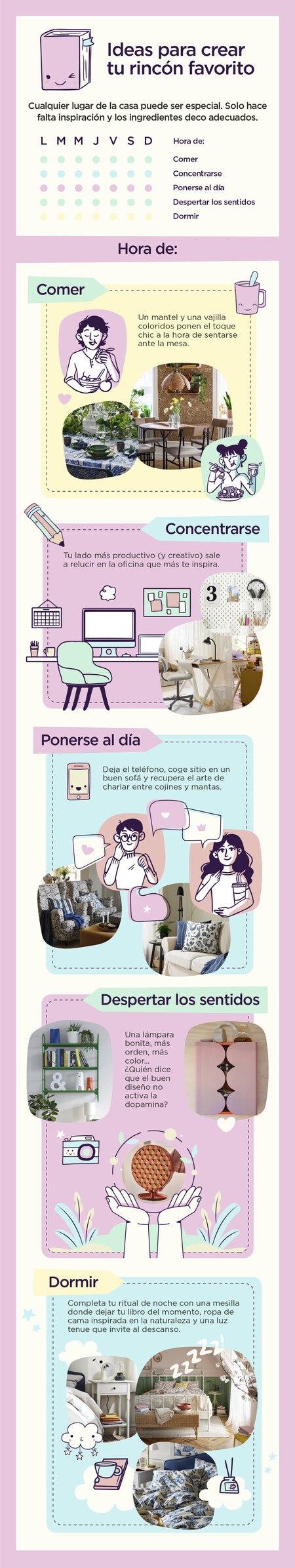 Infografia Ikea Ideas Para Tu Rincon Favorito