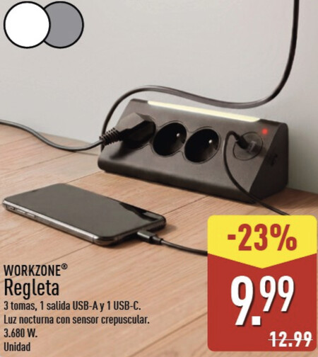 Regleta Workzone De Aldi