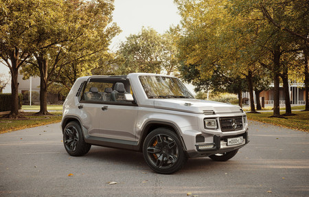 Este genial ejercicio de diseño fusiona un Lada Niva y un Mercedes-Benz Clase G. Y parece real, pero no lo es