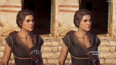 Assassin's Creed Odyssey: la versión en la nube de Switch frente a la de Xbox One X en una comparativa