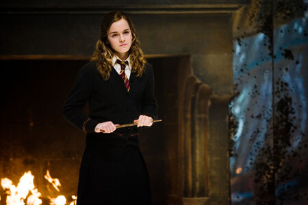 Hermione en una escena de la saga