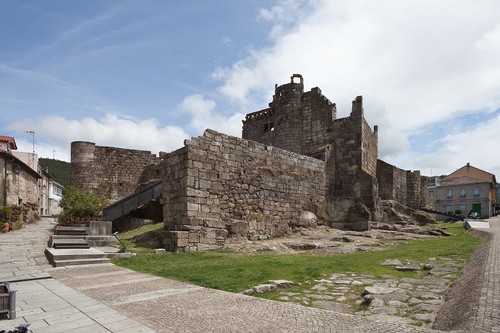 El castillo de los Condes de Sarmiento en Ribadavia