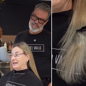 Víctor del Valle, peluquero profesional: “Para verte joven a los 60 hay que integrar las canas en el crecimiento del cabello con mechas muy finas”