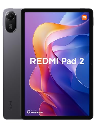 Xiaomi Redmi Pad 2 - Tablet de 11" 2.5K (MediaTek G100-Ultra, 4GB de RAM, 128GB de ROM, WiFi 5 + Bluetooth 5.3, Batería de 9000 mAh, Cargador no Incluido), Gris (Versión ES)