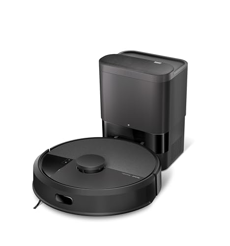 iRobot Roomba 105 Combo y Base AutoEmpty con autovaciado de 75 días, Aspirador y friegasuelos, Clearview LiDAR, 7000Pa,120 mins, SmartScrub, Evita obstáculos,Recarga y reanuda,App, 3 Modos Limpieza_N