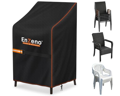 Enzeno Funda para Sillas de Jardín Impermeable