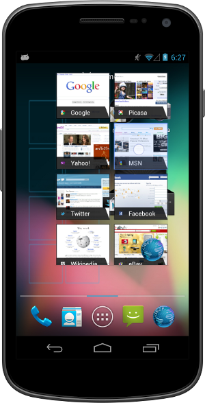 Con Jelly Bean los widgets e iconos se acomodan solos