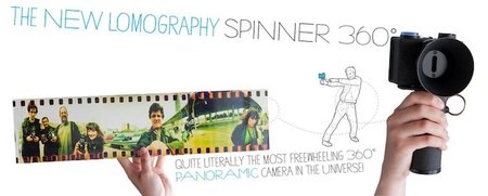 Cámara lomográfica Spinner 360º, para tomar increíbles panorámicas